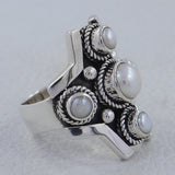 Natural Pearl 925 Sterling Silver Ring