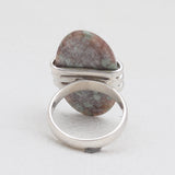 Spiderweb jasper Silver Rings
