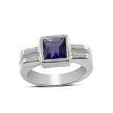 Amethyst Silver Rings
