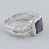 Amethyst Silver Rings