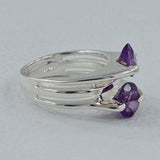 Blue Topaz Designer Silver Rings