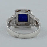 Larimar Gemstone Designer Silver Rings