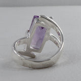 Green Amethyst Sterling Silver Rings