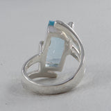 Green Amethyst Sterling Silver Rings