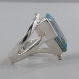 Green Amethyst Sterling Silver Rings