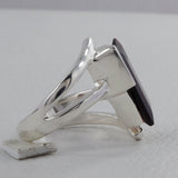 Green Amethyst Sterling Silver Rings