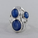 Rainbow Moonstone Silver Rings