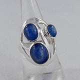 Rainbow Moonstone Silver Rings