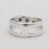 925 Sterling Silver Blue Larimar Rings