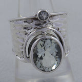 925 Sterling Silver Smoky Quartz Rings