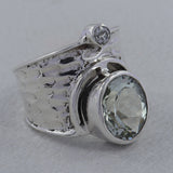925 Sterling Silver Smoky Quartz Rings
