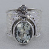925 Sterling Silver Smoky Quartz Rings