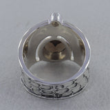 925 Sterling Silver Smoky Quartz Rings