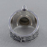 925 Sterling Silver Smoky Quartz Rings