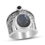 925 Sterling Silver Smoky Quartz Rings