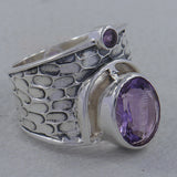 925 Sterling Silver Smoky Quartz Rings