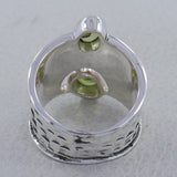 925 Sterling Silver Peridot Rings