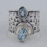 925 Sterling Silver Peridot Rings
