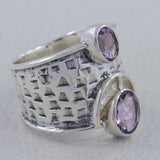 925 Sterling Silver Peridot Rings