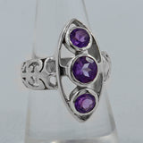 925 Sterling Silver Blue Topaz Rings