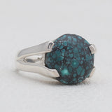 Tibetan Turquoise Silver Rings