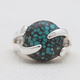 Tibetan Turquoise Silver Rings