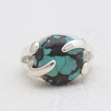 925 Silver Tibetan Turquoise Rings