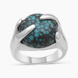 Tibetan Turquoise Silver Rings