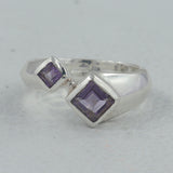 925 Sterling Silver Garnet Rings