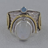 Labradorite Silver Rings