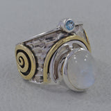 Labradorite Silver Rings