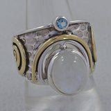 Labradorite Silver Rings