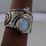 Labradorite Silver Rings