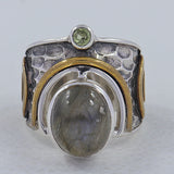 Labradorite Silver Rings