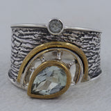 925 Sterling Silver Citrine Rings