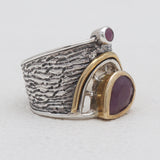 925 Sterling Silver Citrine Rings