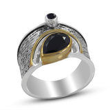 925 Sterling Silver Citrine Rings