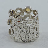 Garnet With Multistone Ring 925 Sterling Silver