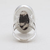Peanut Wood Jasper Silver Rings