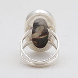Peanut Wood Jasper Silver Rings