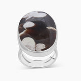 Peanut Wood Jasper Silver Rings