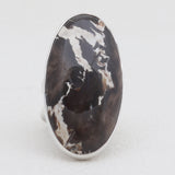 Peanut Wood Jasper Silver Rings
