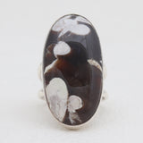Peanut Wood Jasper Silver Rings