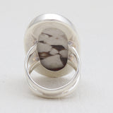 Peanut Wood Jasper Silver Rings