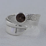 925 Sterling Silver Smoky Quartz Rings