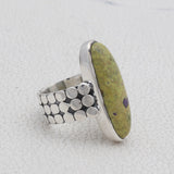Tasmanian Serpentine Silver Ring