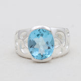 925 Sterling Silver Garnet Rings