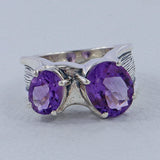 Natural Rainbow Moonstone 925 Sterling Silver Ring