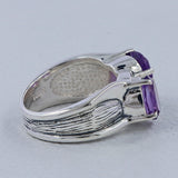 Natural Rainbow Moonstone 925 Sterling Silver Ring