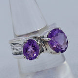 Natural Rainbow Moonstone 925 Sterling Silver Ring